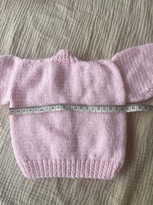 0-1m light pink cardigan