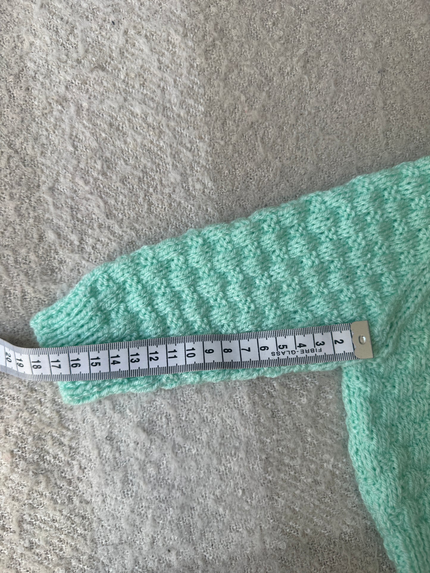 3-6m mint cardigan