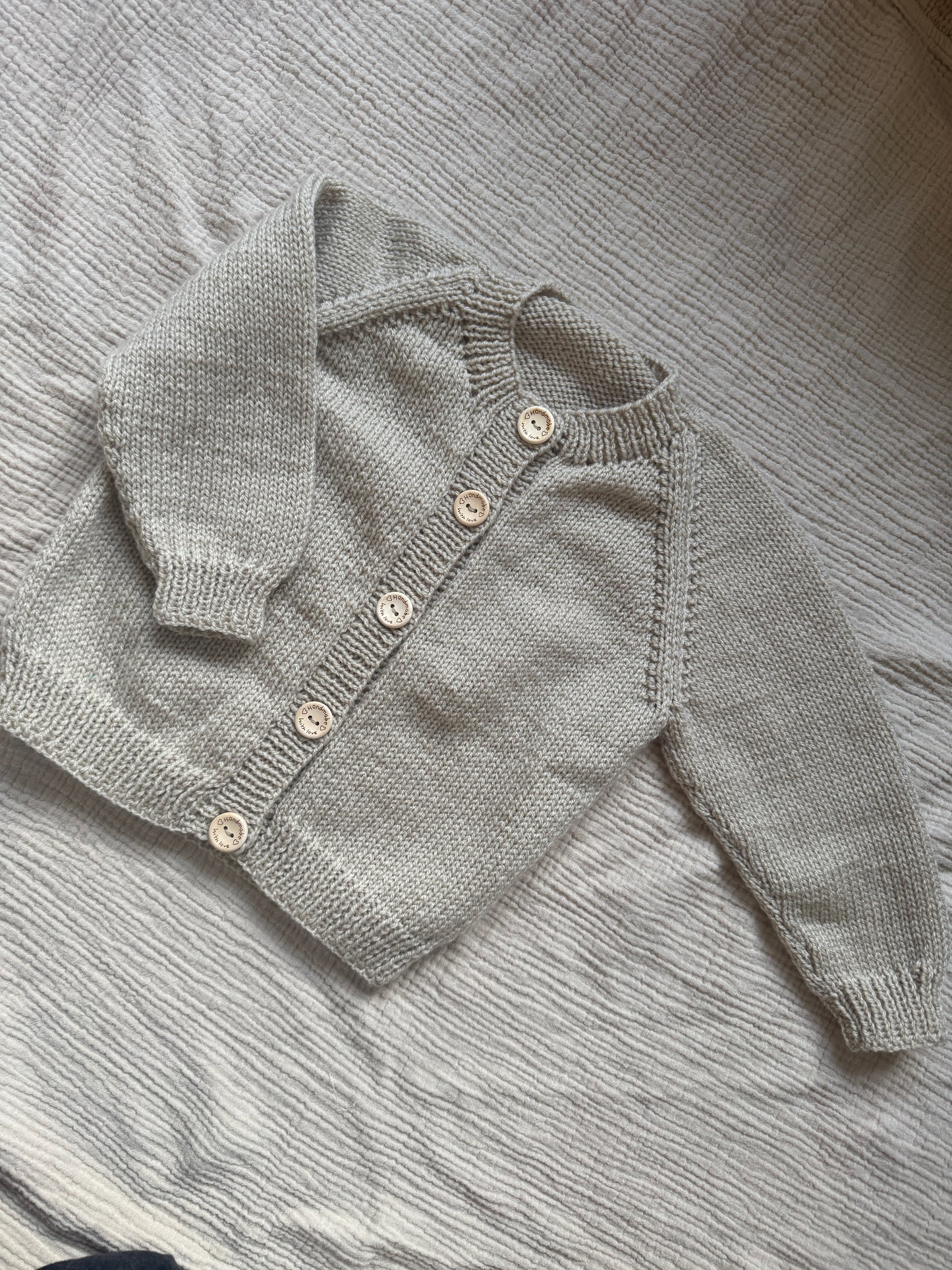 1-2 years parchment cardigan