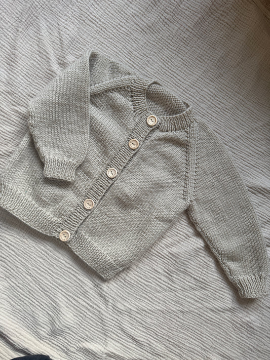 1-2 years parchment cardigan