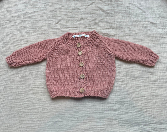 small 0-3m clay cardigan