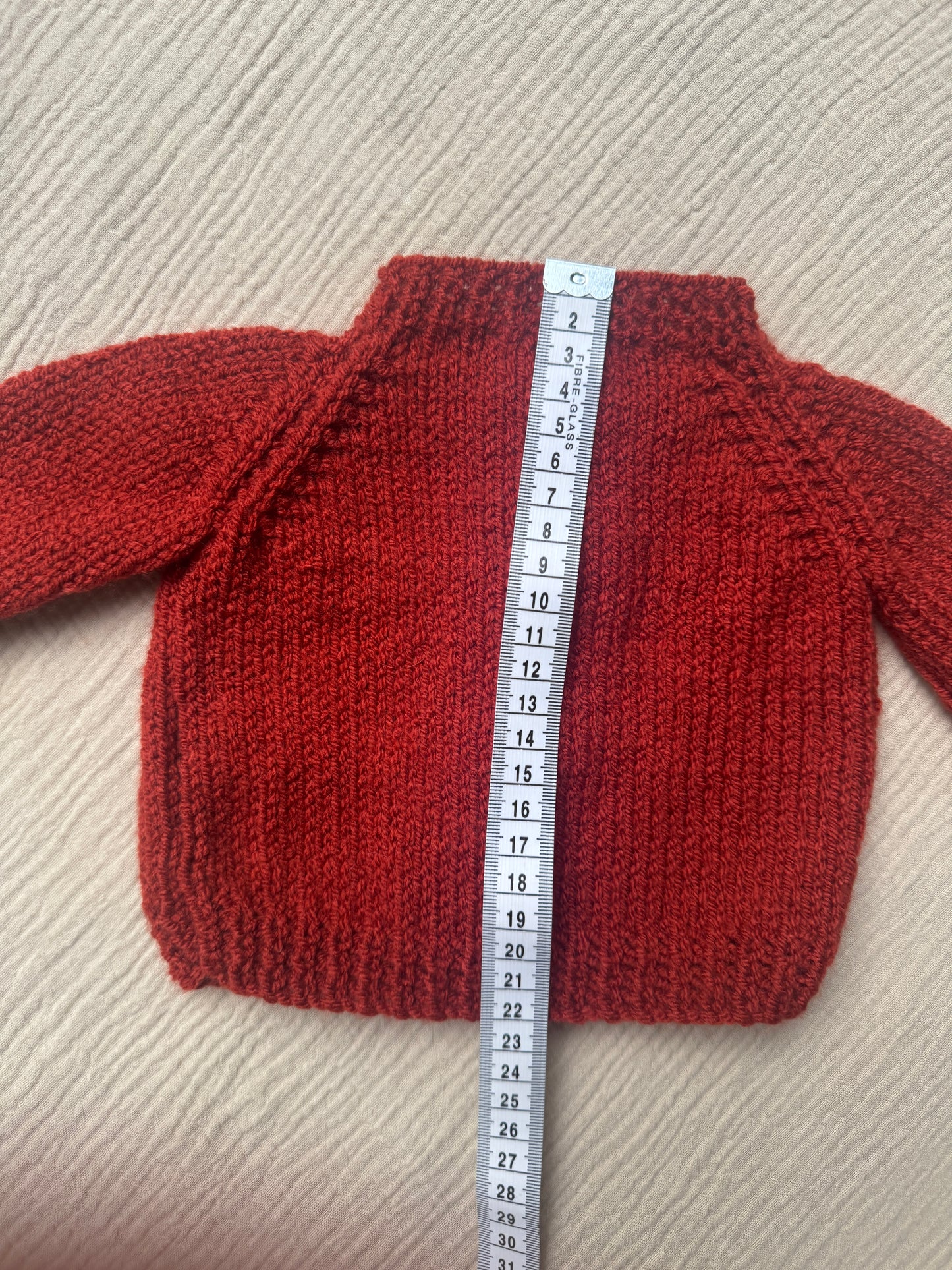 0-3m tomato cardigan