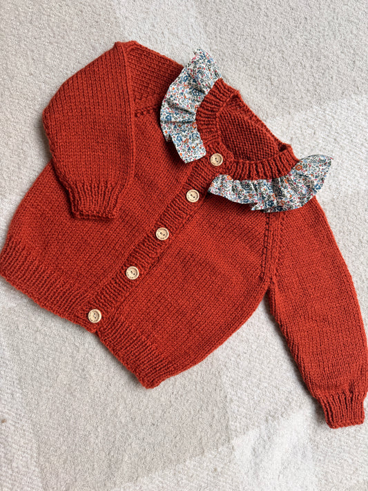 9-15m copper cardigan