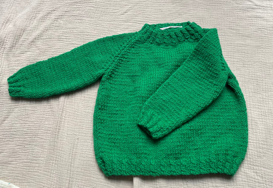1-2 years christmas green jumper