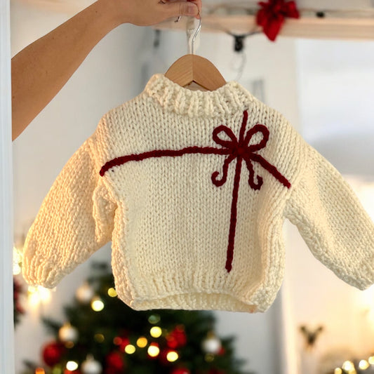 7-8years chunky cream jumper