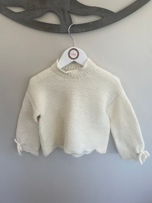 1-2 years cream jumper