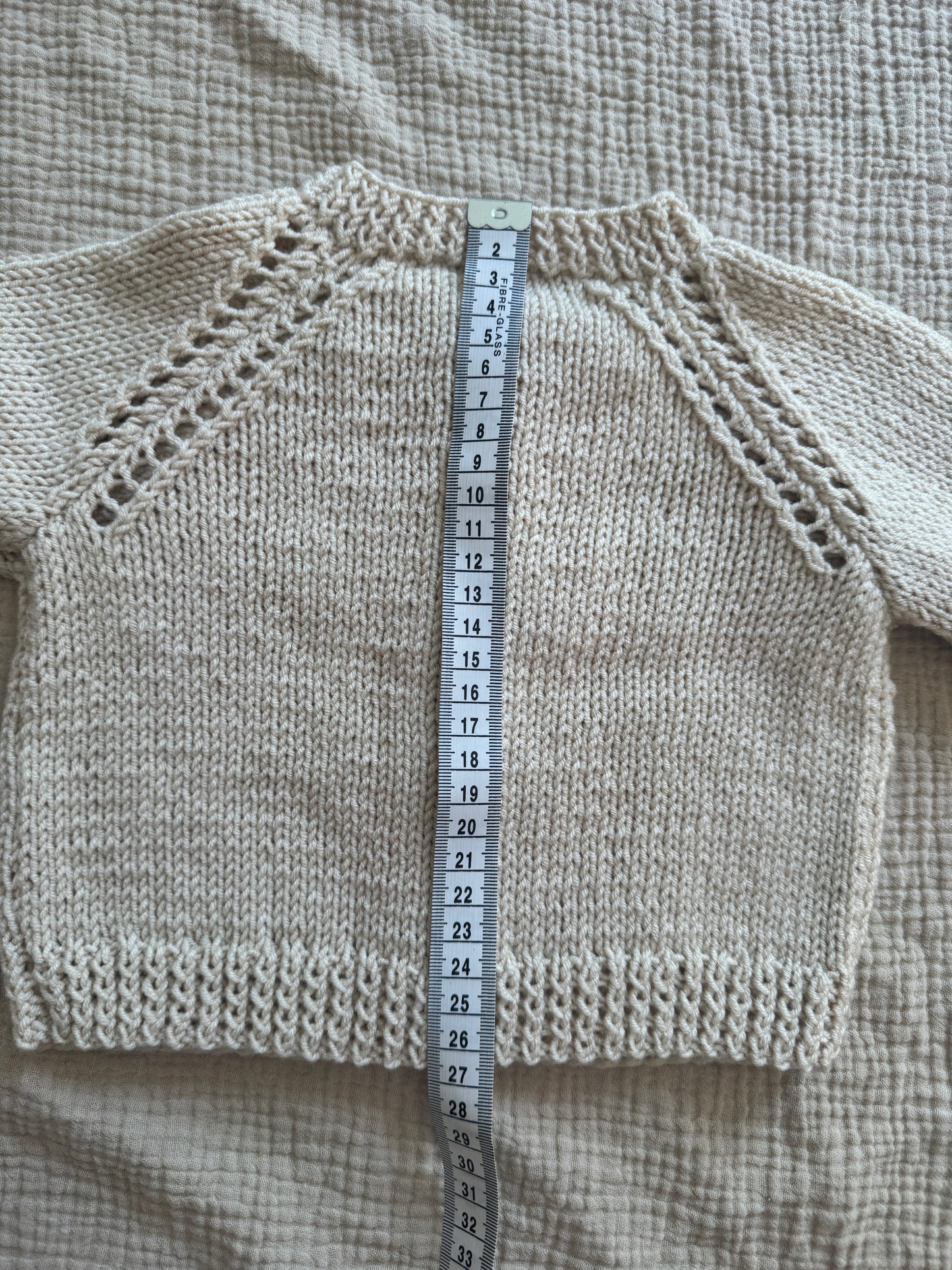 3-6m parchment Cardigan