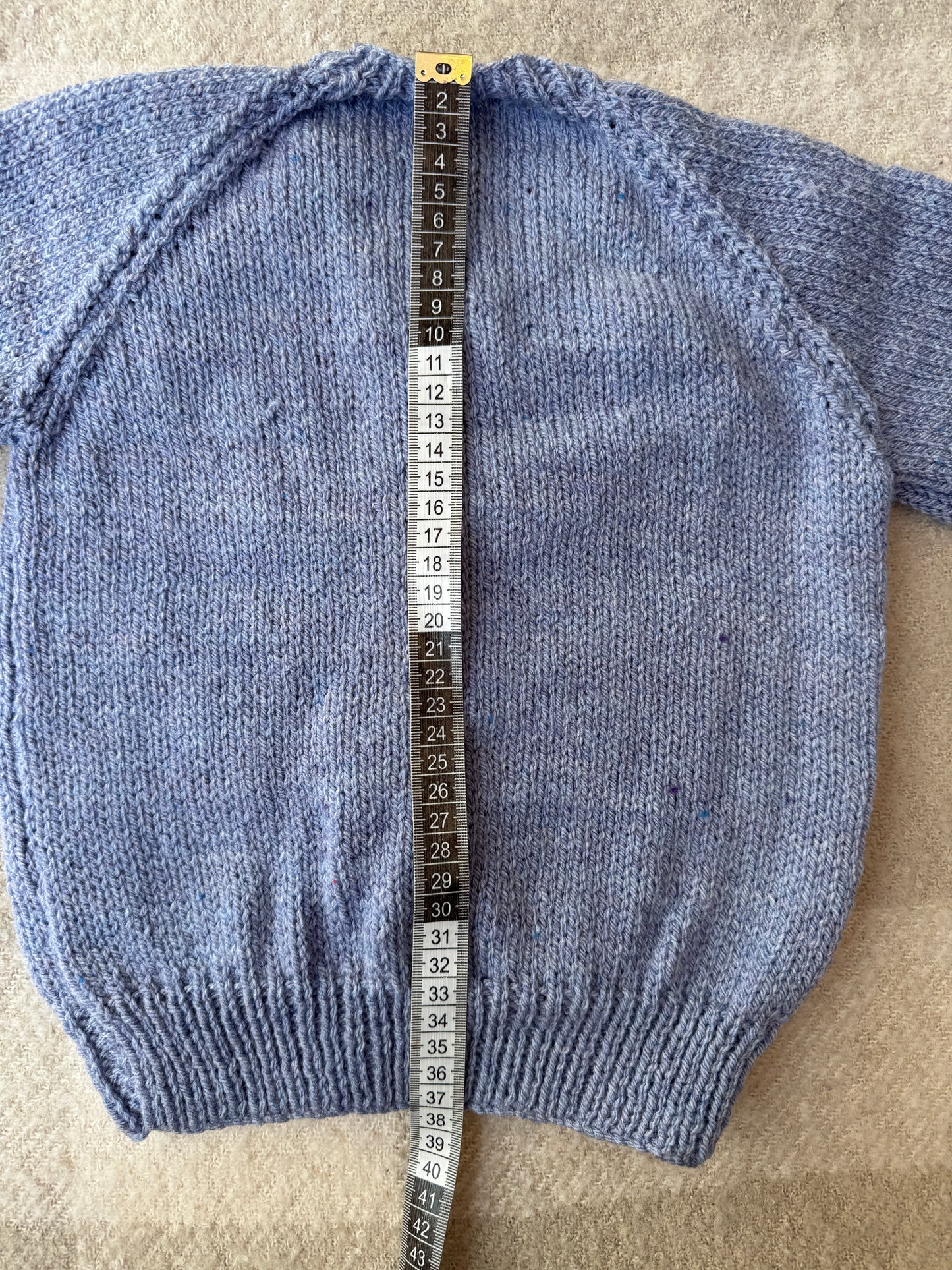 18-24m blue marle cardigan