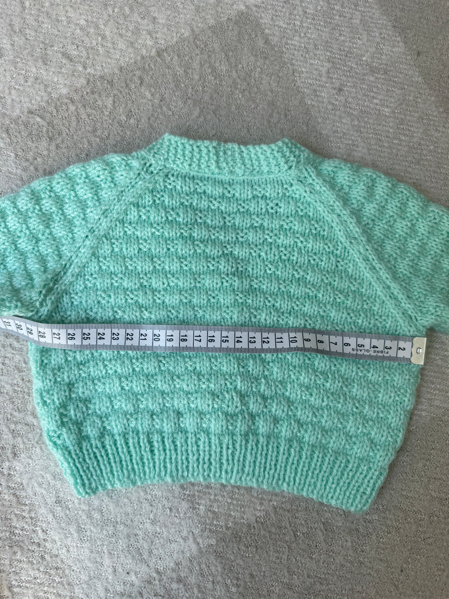 3-6m mint cardigan
