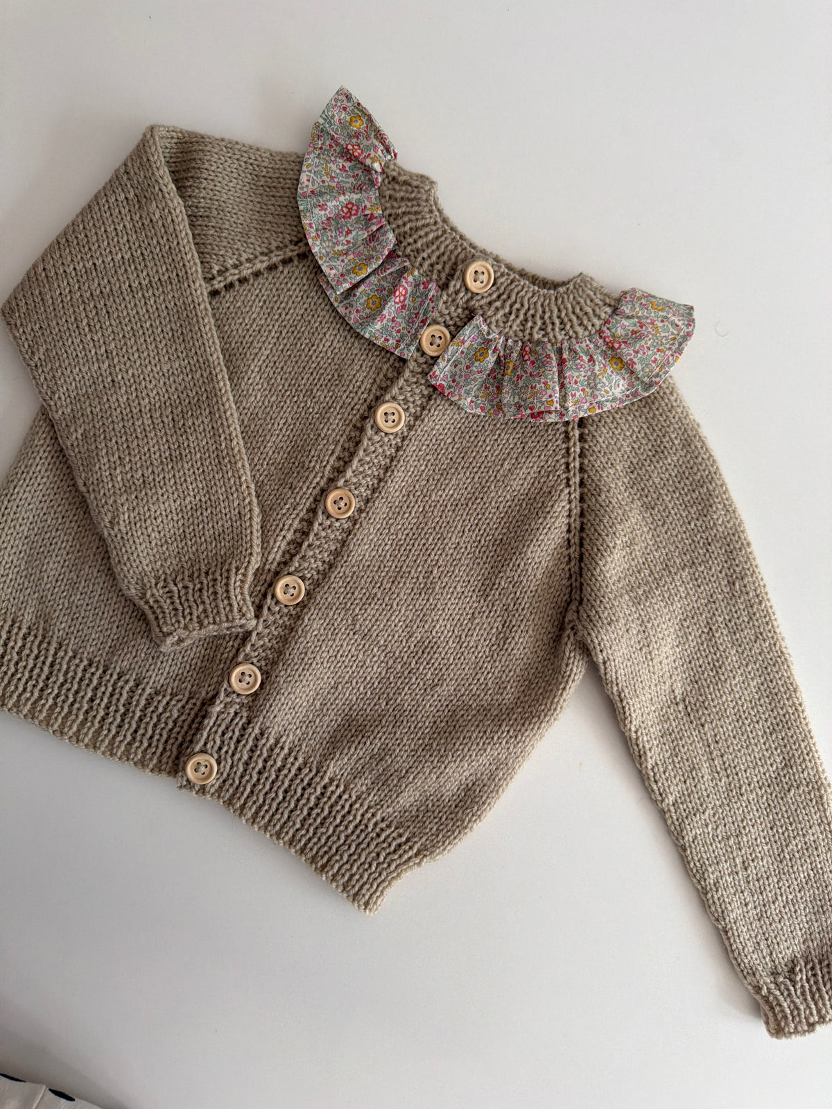 9-15m parchment cardigan
