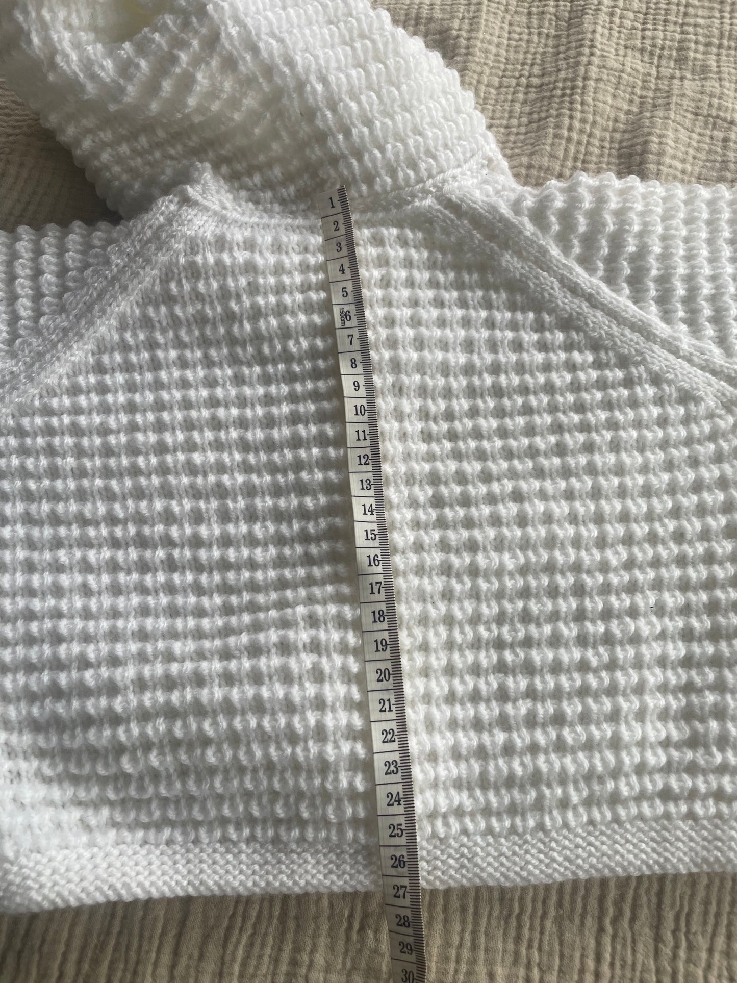 2-3years white hooded cardigan