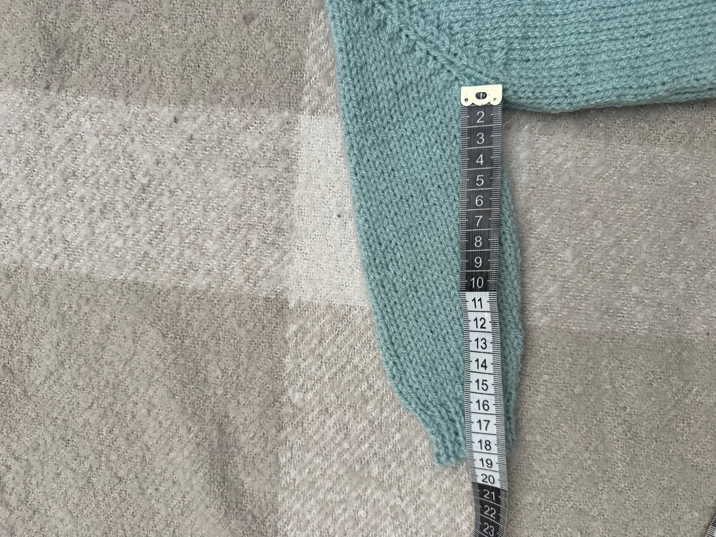 6-12m duck egg blue cardigan