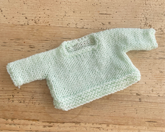 Medium jelly cat mint green jumper