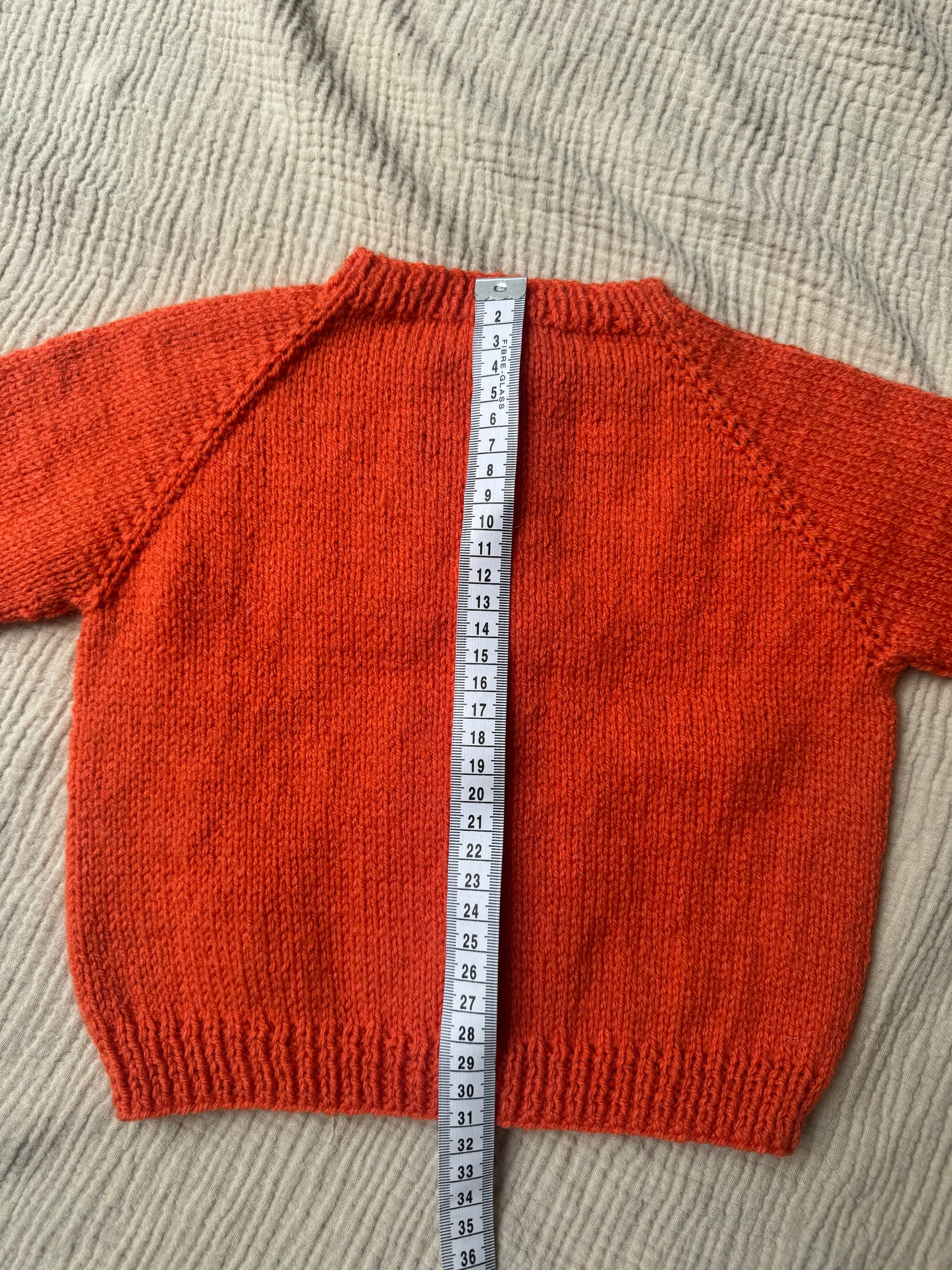 6-12m burnt orange  cardigan