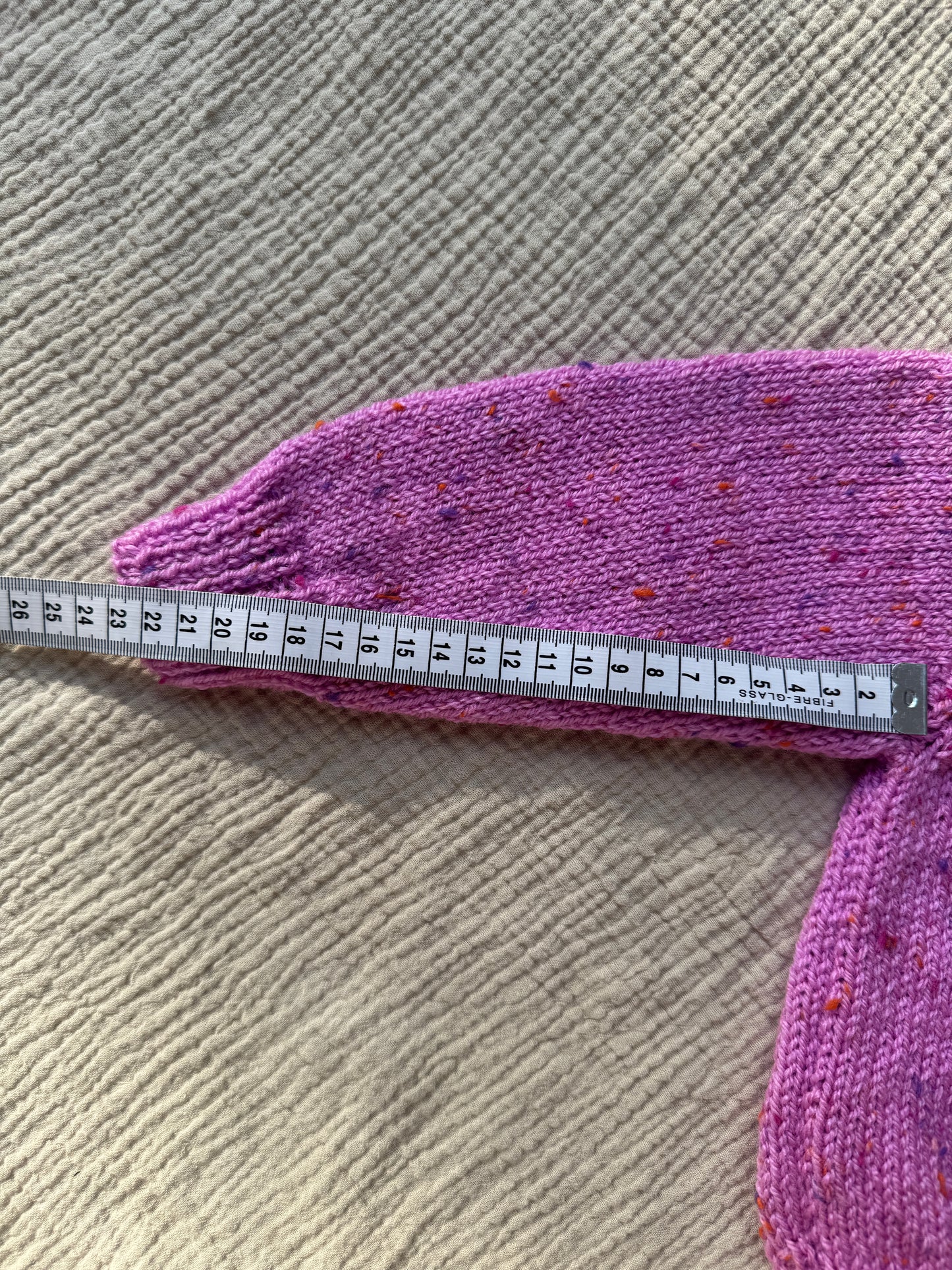 1-2 years lollipop pink fleck cardigan