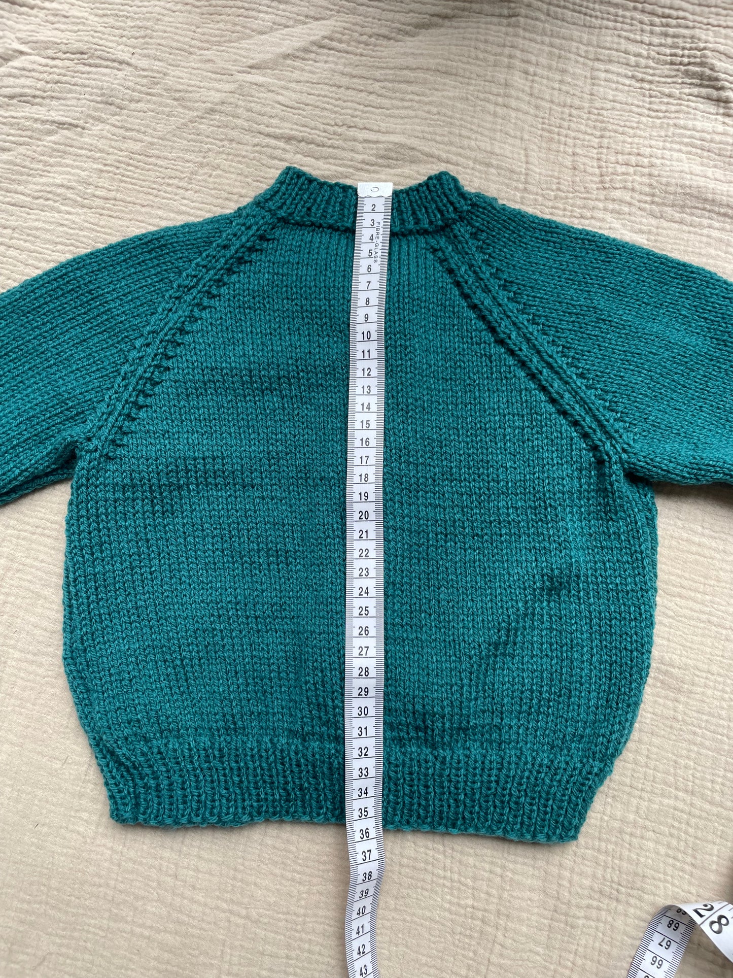 1-2 years teal cardigan
