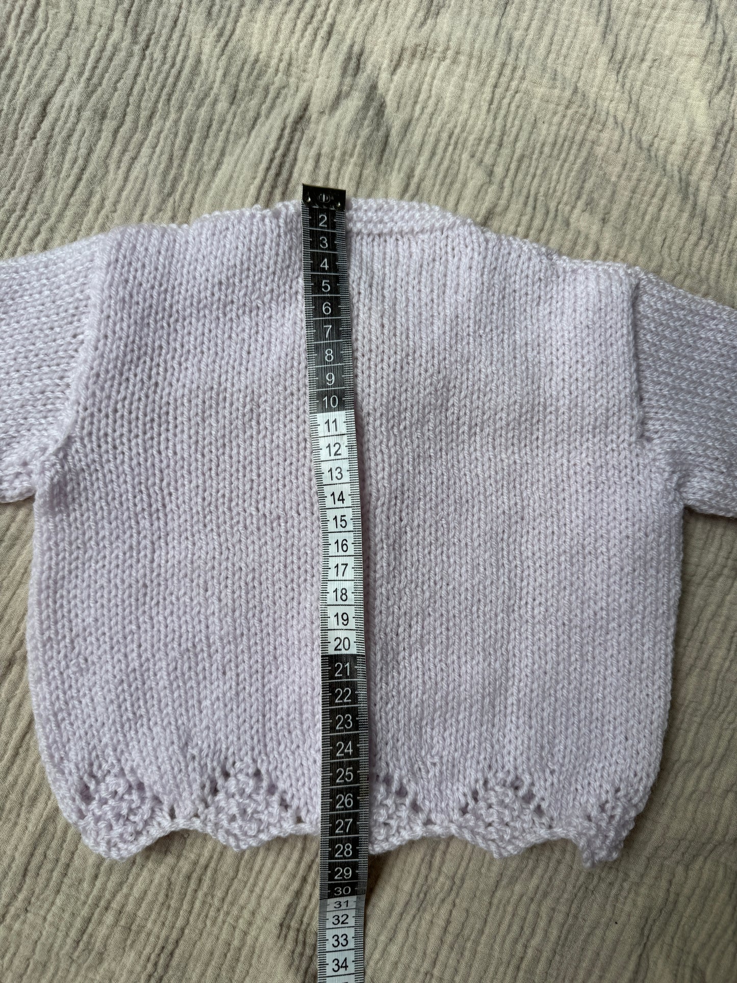 3-6m pale lilac cardigan