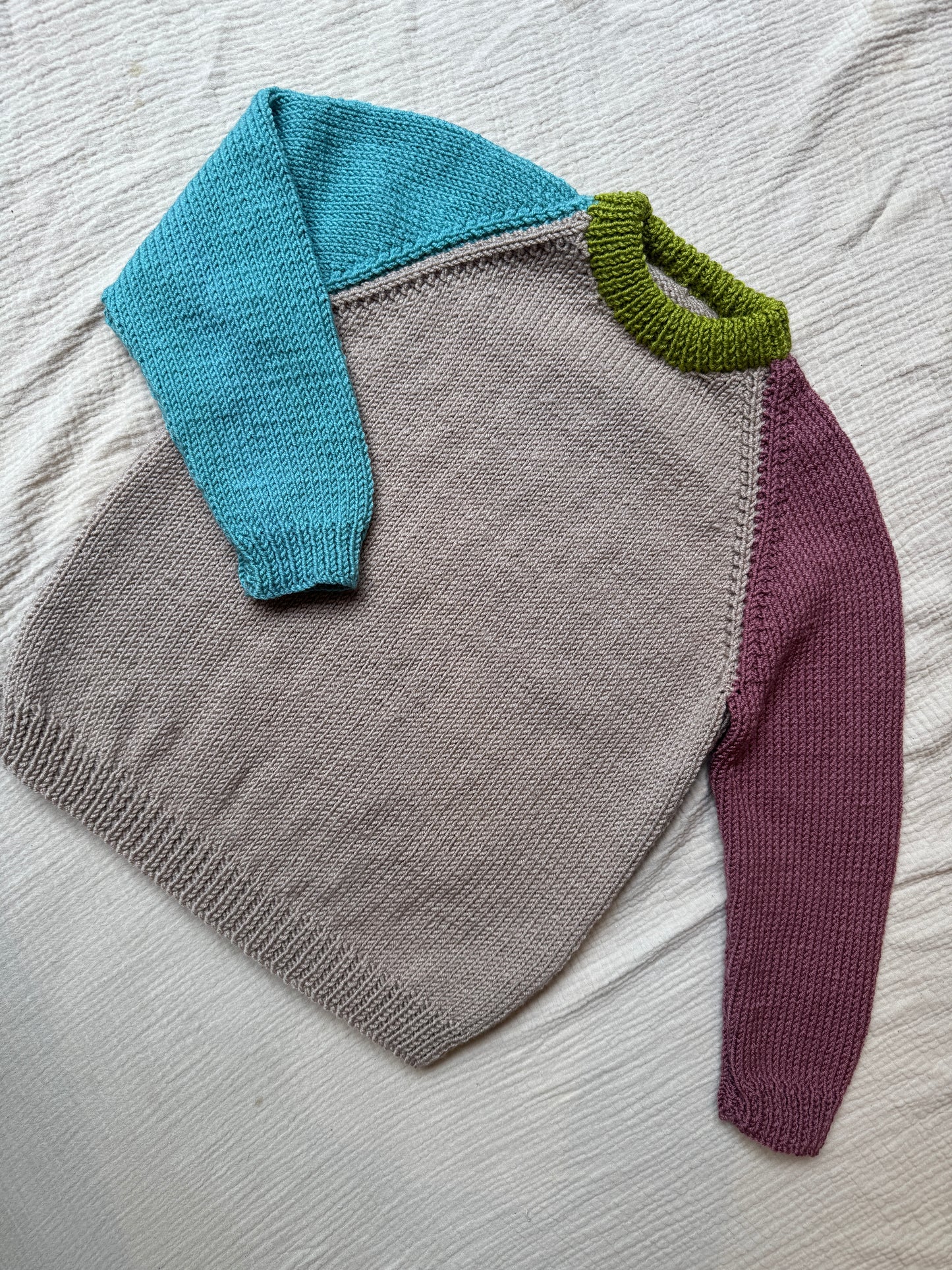 4-5 years colour block jumper