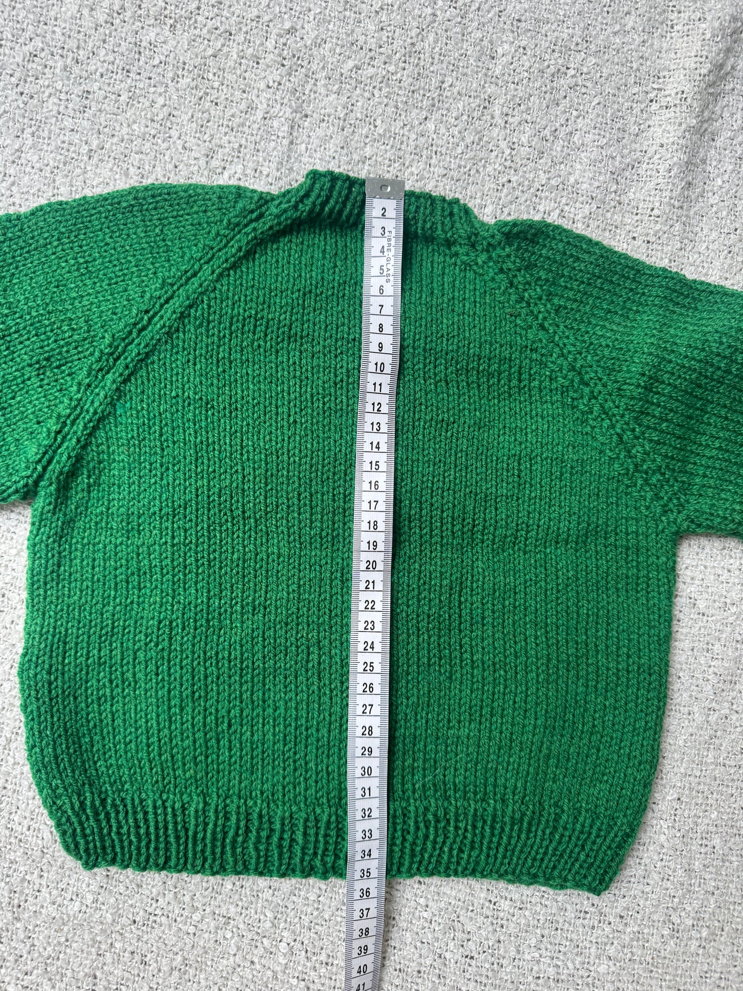 1-2 years racing green cardigan