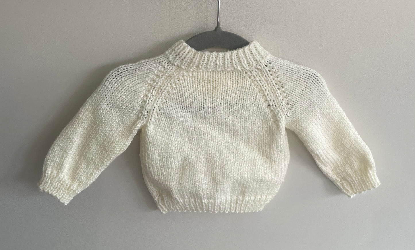 0-3months cream cardigan