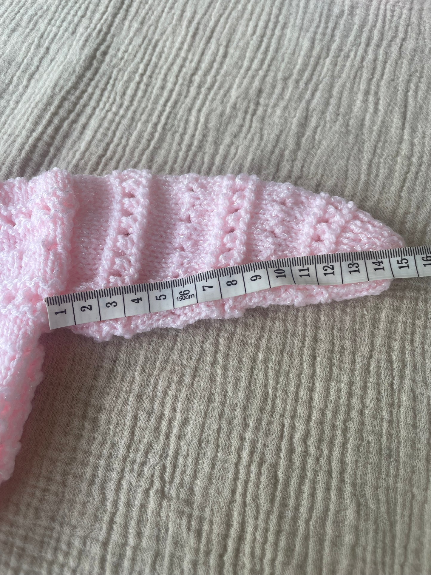 0-1m baby pink cardigan