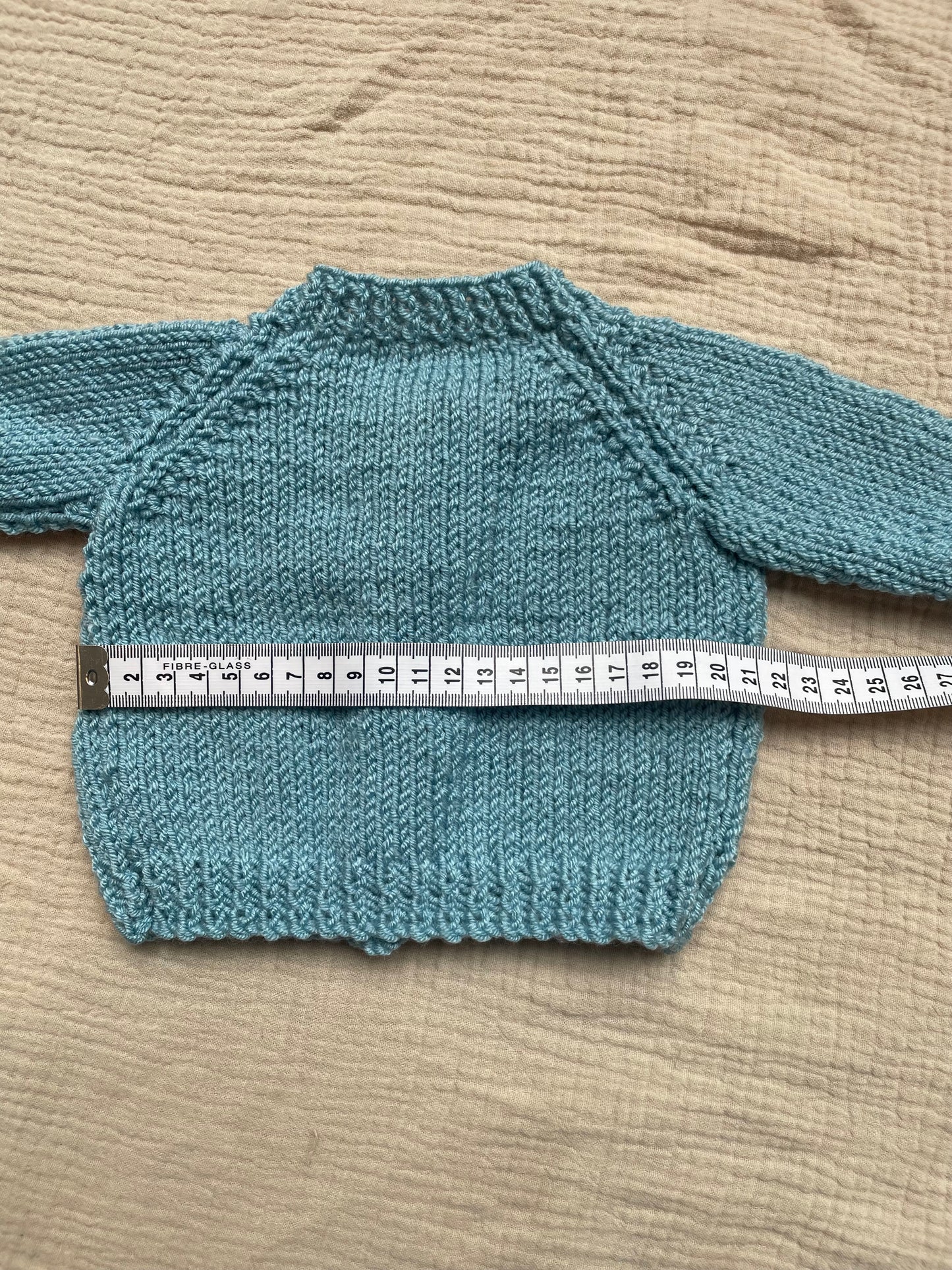 small 0-3m blue cardigan