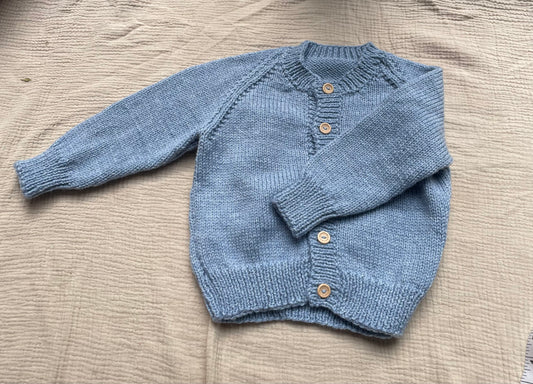 1-2 years sky marle cardigan