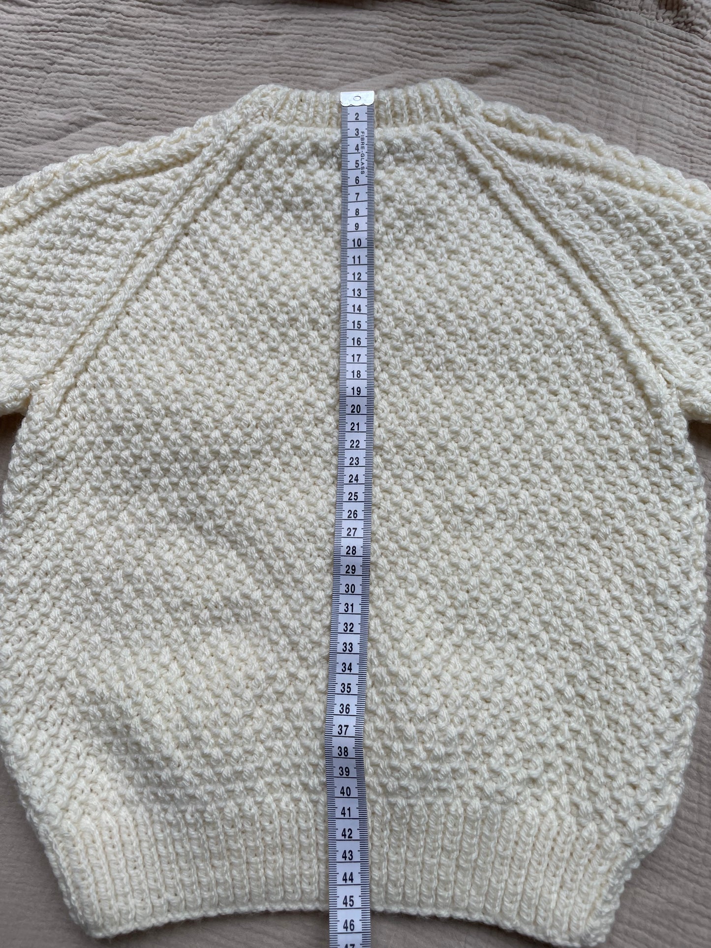 5-6 years cream Aran jumper