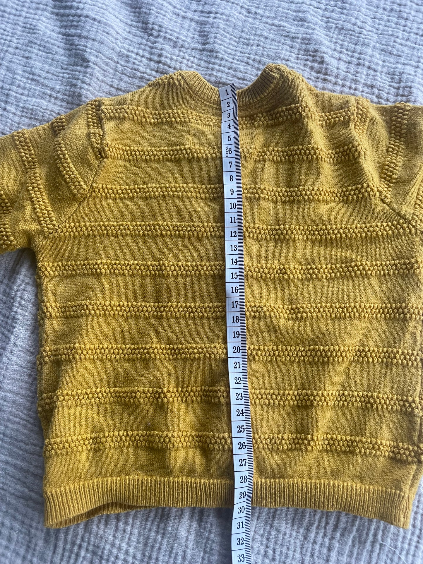 12-18 months mustard cardigan