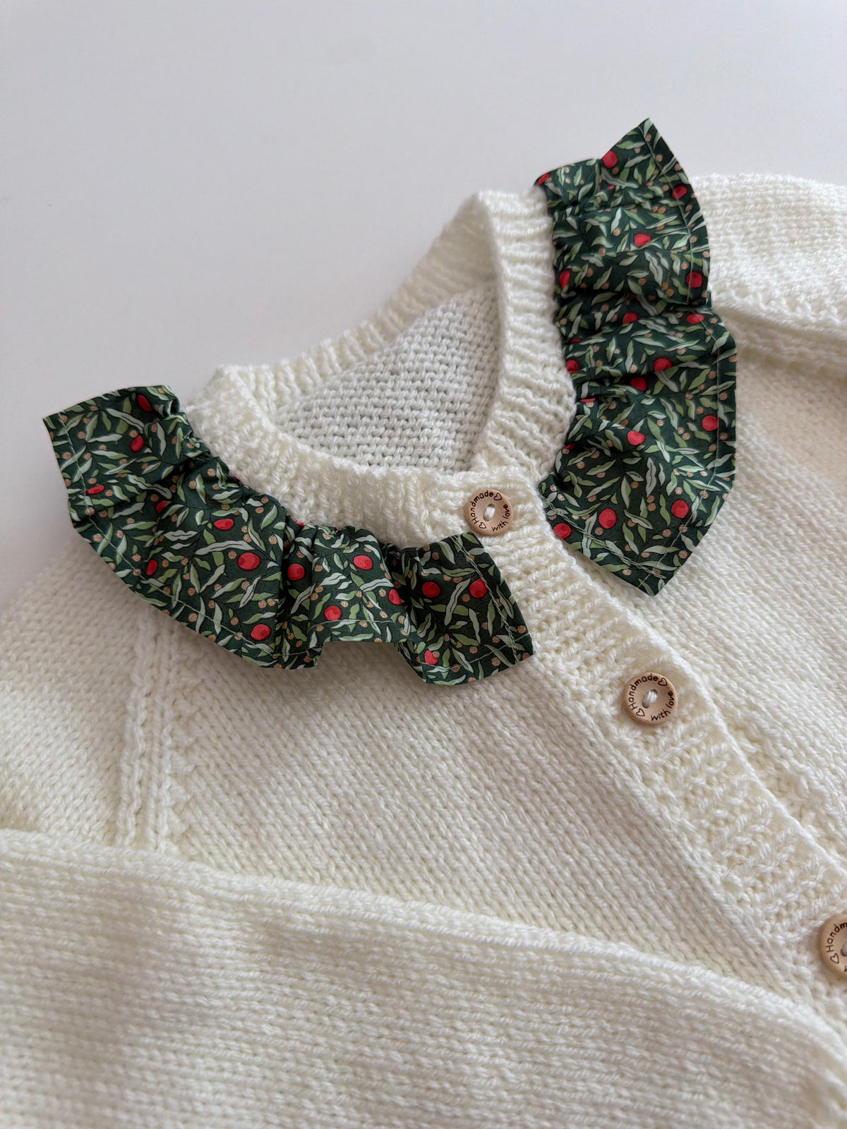 3-5 years pale cream cardigan