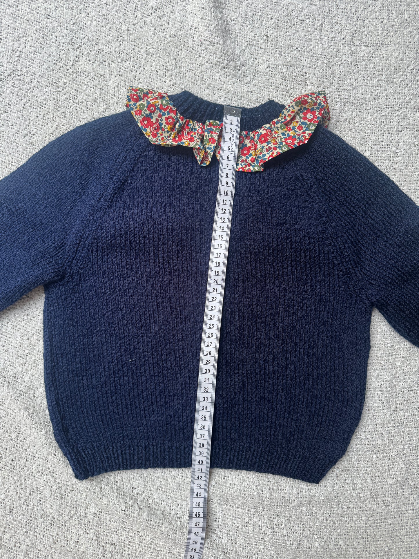 2-4 midnight with liberty collar cardigan