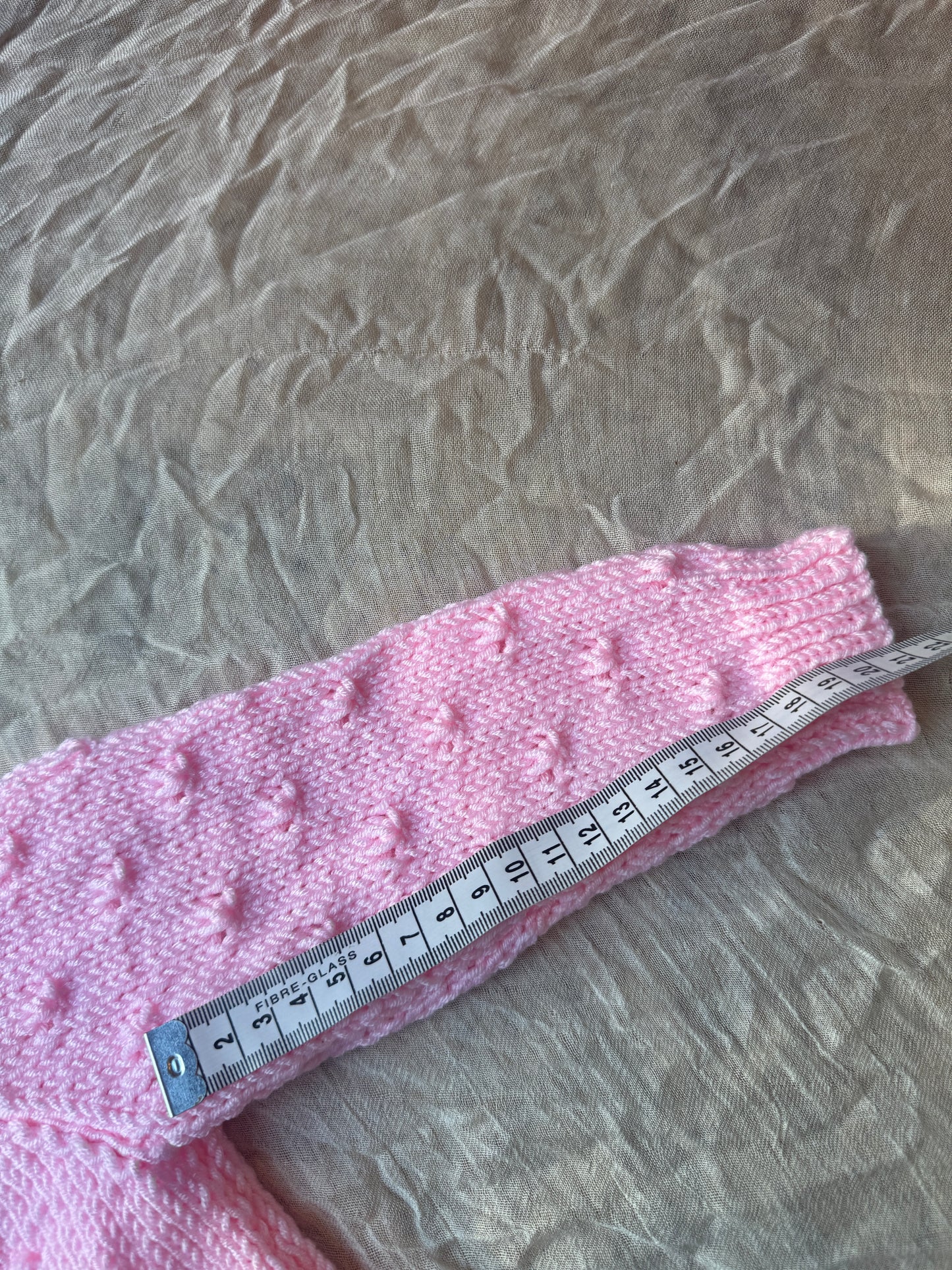6-12m pink cardigan