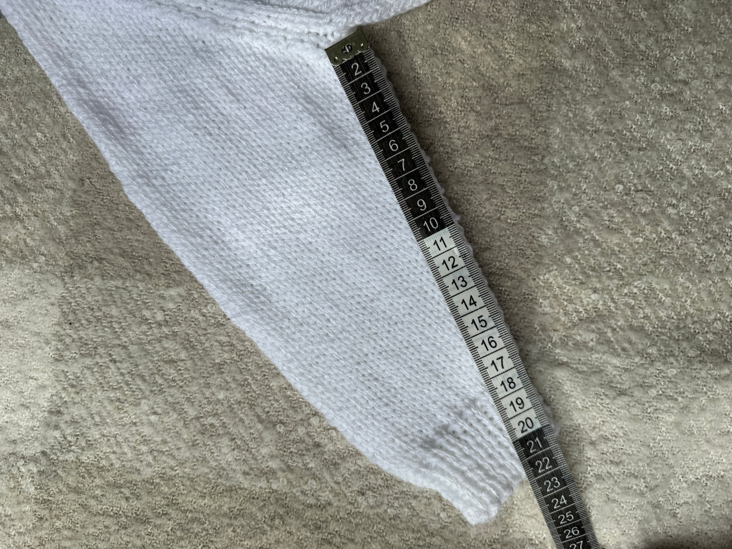 1-2 years white cardigan with liberty collar