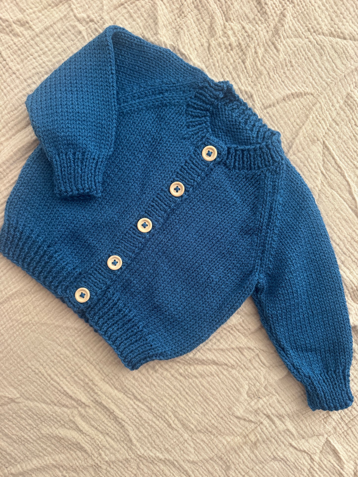 3-6m blue cardigan