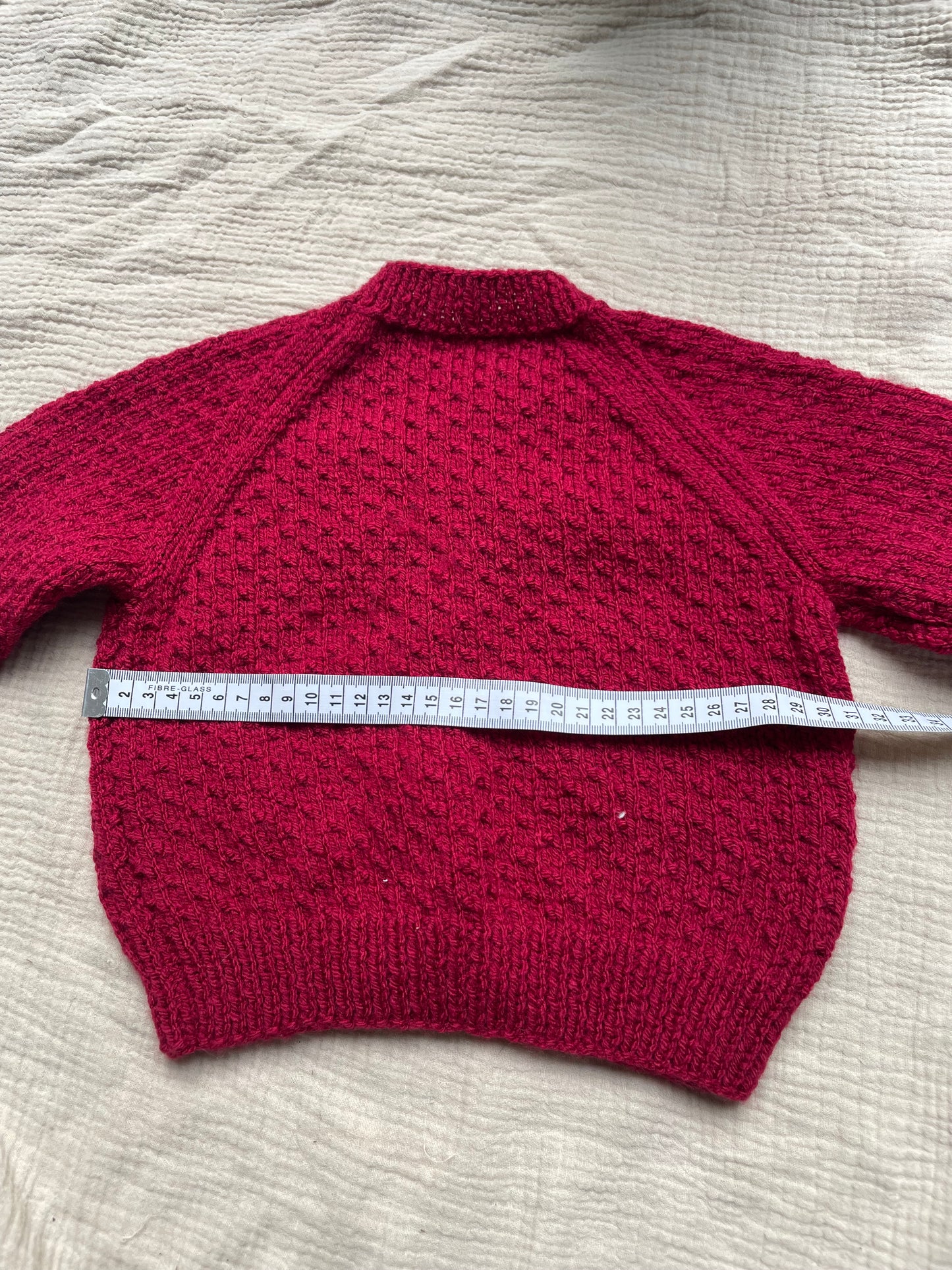 12-18m claret cardigan