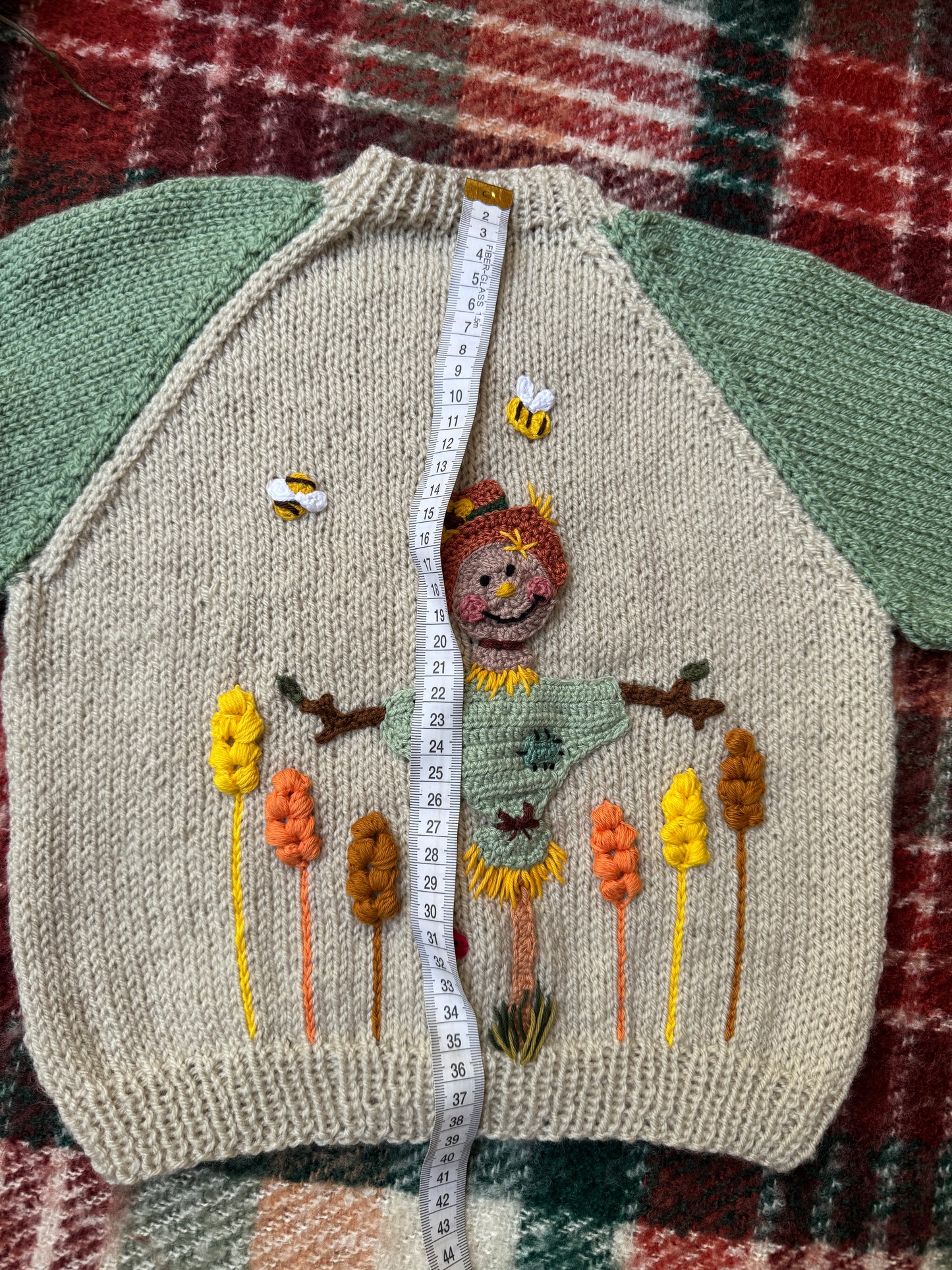 2-3 Years scarecrow cardigan