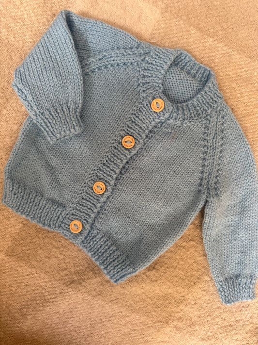 0-3m cloud blue cardigan