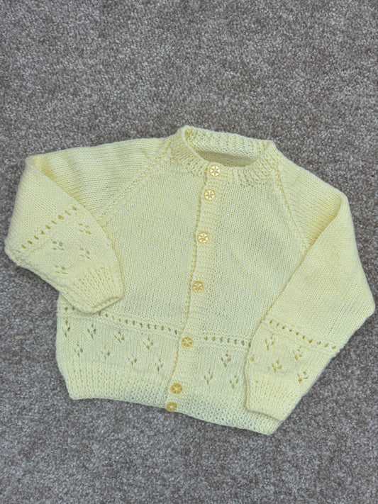 9-12m yellow Cardigan
