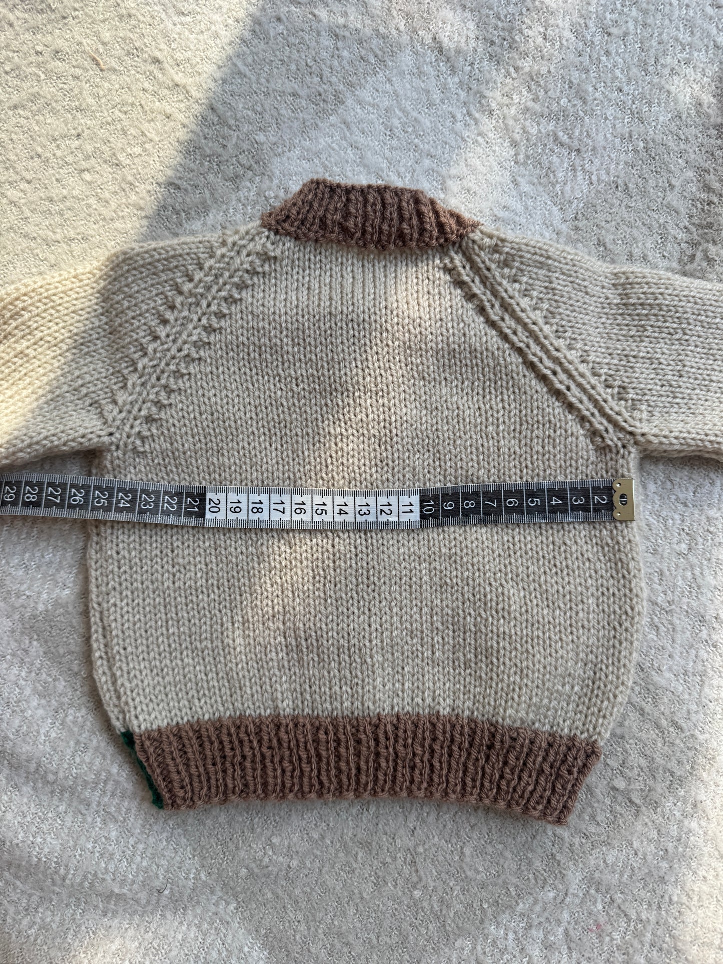 3-6m colour block cardigan