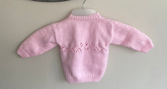 3-6 months light pink Cardigan