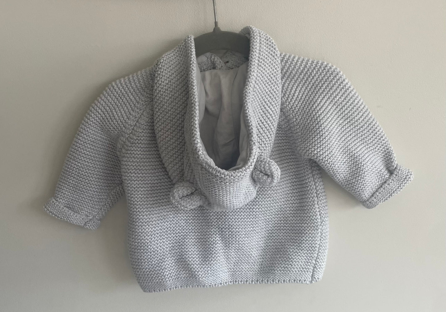 0-3 months Fred and Flo grey cardigan