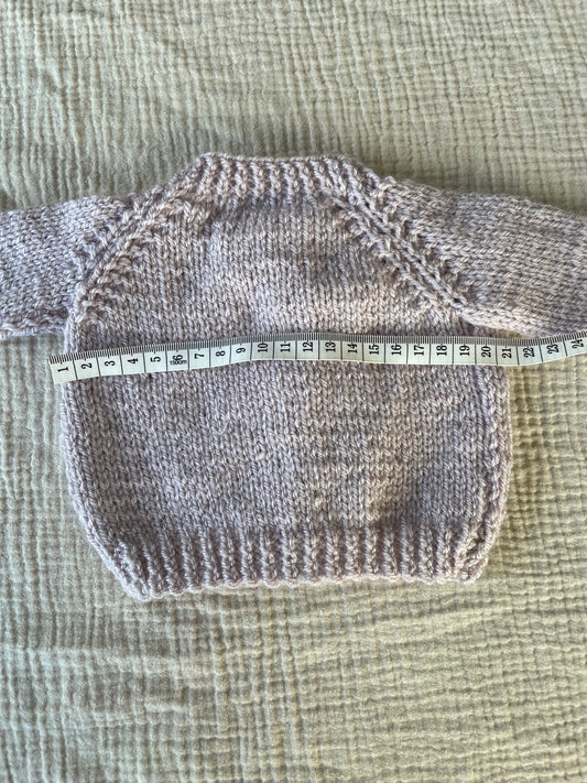 Newborn mushroom cardigan