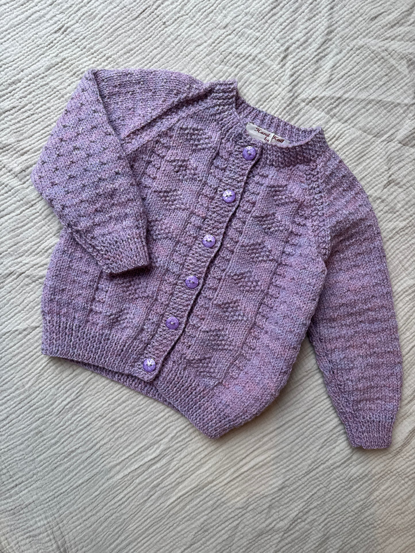 18-24 months Heather fleck cardigan