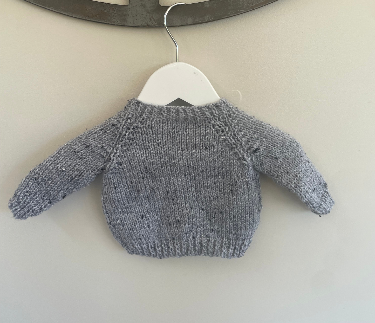 0-3 months grey with flecks Cardigan