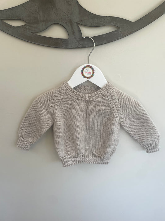 0-3 months parchment jumper