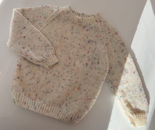 2-3 years cream fleck jumper