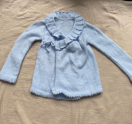 12-18m light blue cardigan