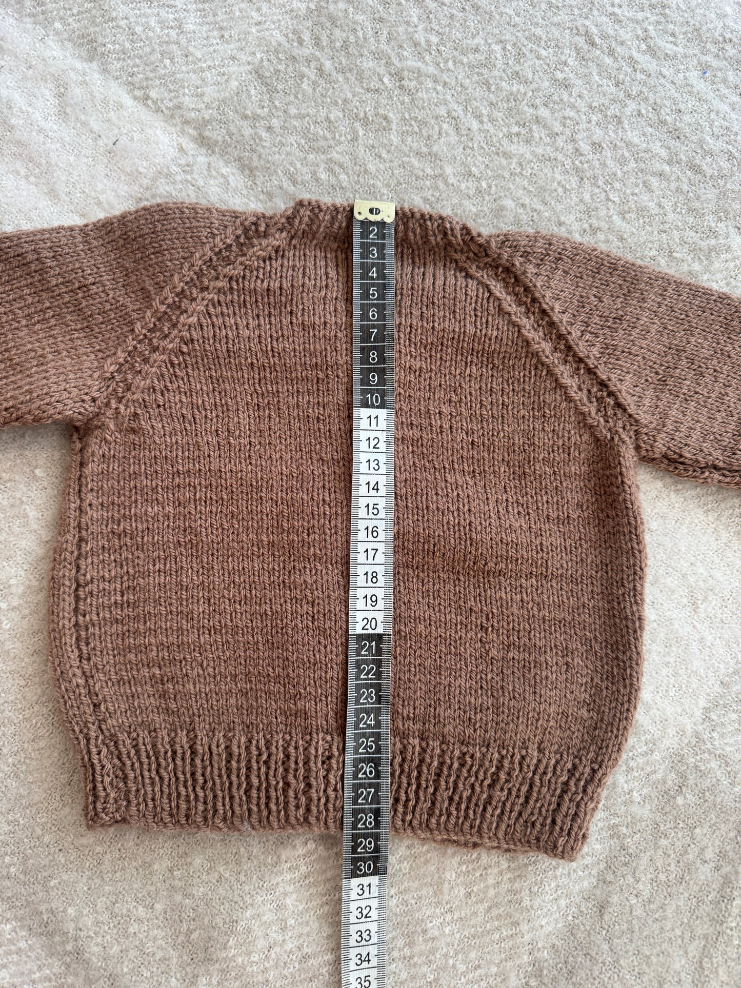 3-6m mocha cardigan