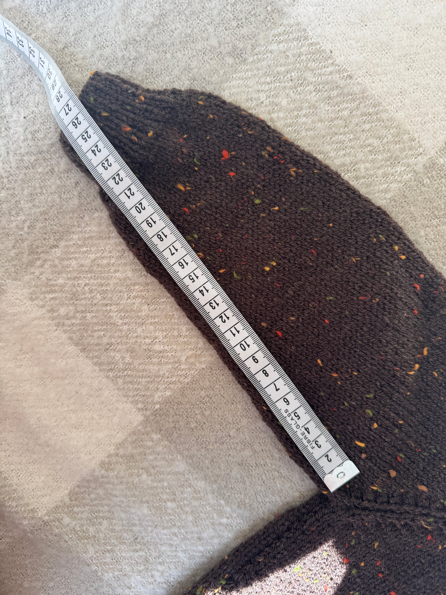 2-3 years chocolate fleck cardigan