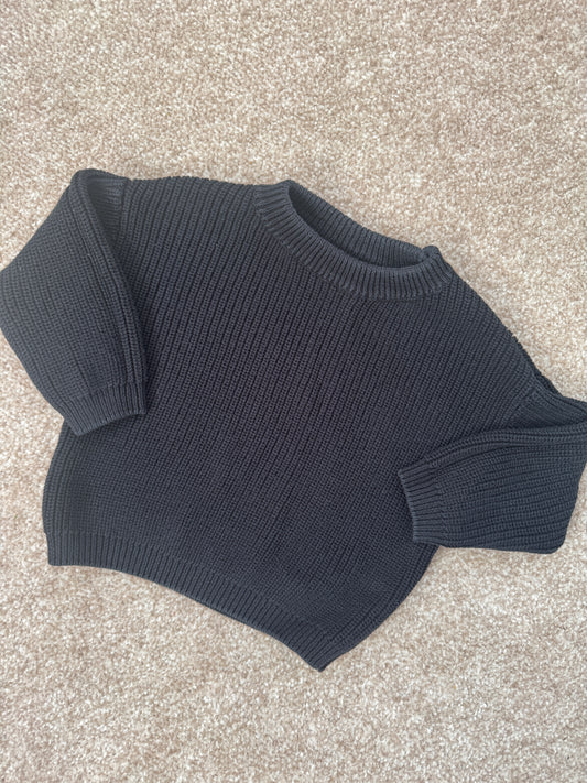 12-18m black jumper